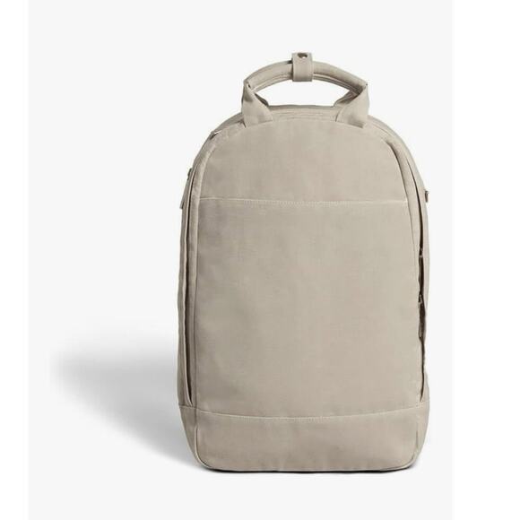 NWOT DAY OWL Unisex Recycled Backpack Pro Slim 14” Laptop Beige/Pink Canvas - Picture 3 of 15